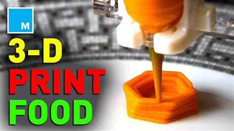 can you print edible images with a regular printer? How about exploring the potential of 3D printing technology for food production?